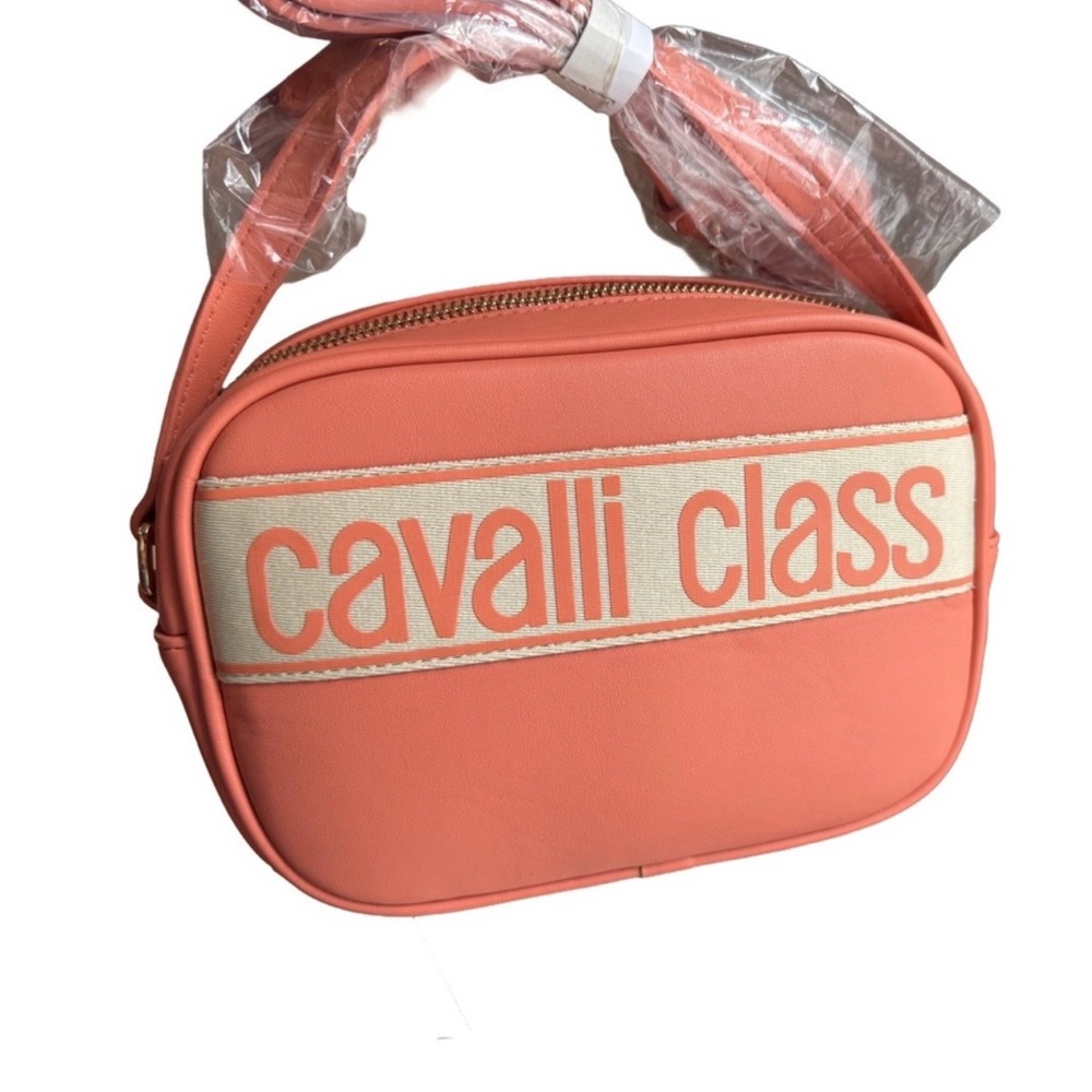 Cavalli Class Orange Crossbody Bag